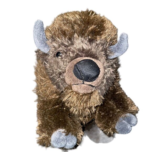 Wild Republic 12" Plush Bison American Buffalo Stuffed Animal Safari Nursery Toy - Picture 12 of 12